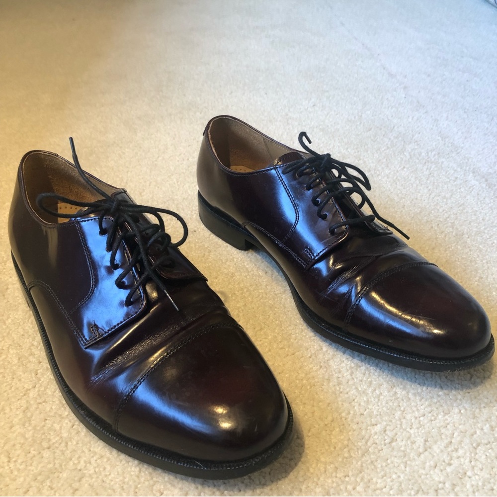 Cole Haan cordovan cap toe shoes 11D